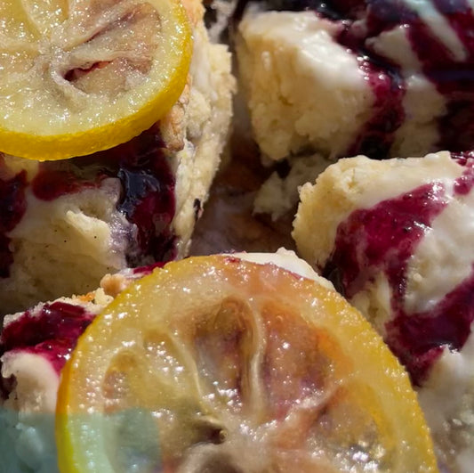 Lemon Blueberry Biscuit